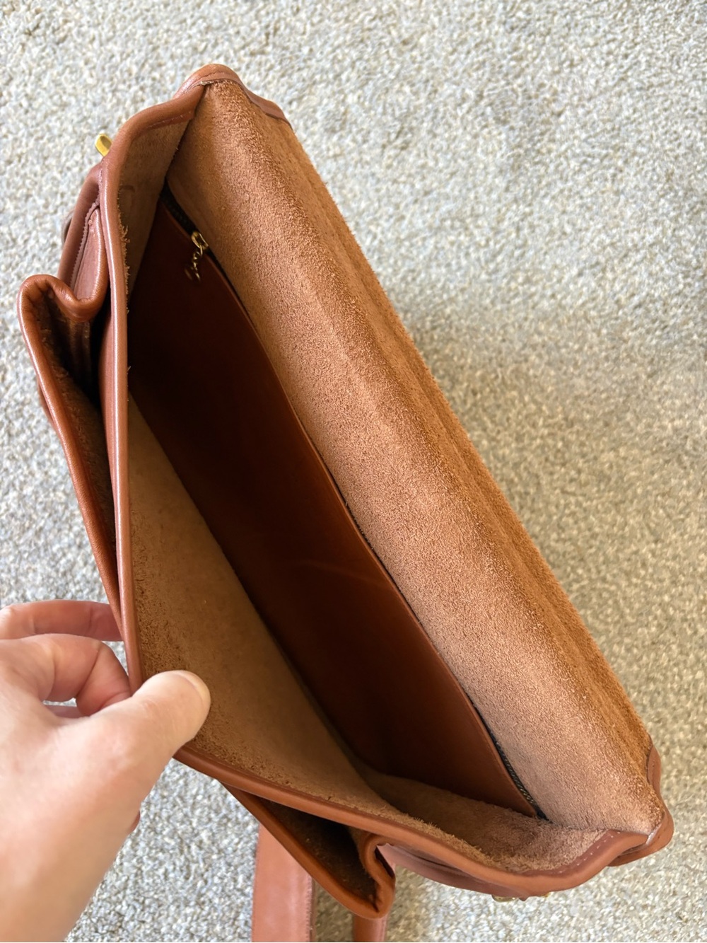 Vintage Coach Leather Messenger Briefcase - Picture 5 of 6